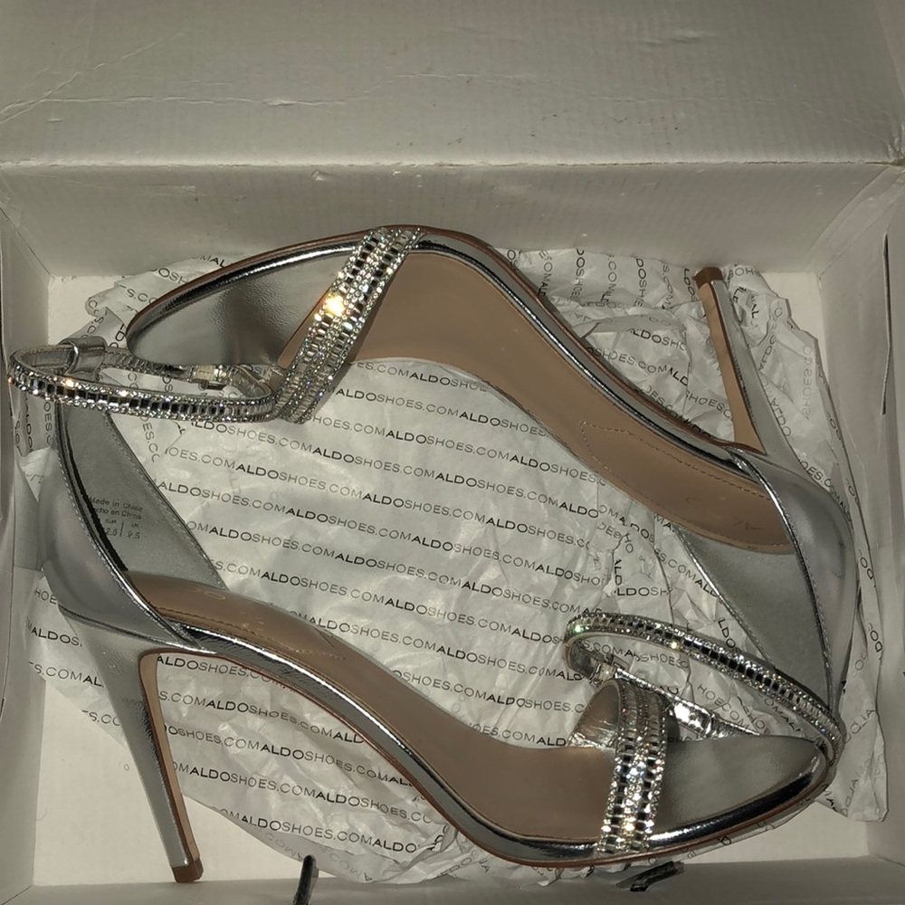 Aldo rhinestone heels